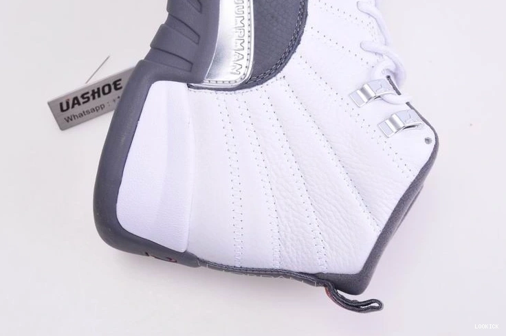 Reps 12 White (GS)  Jordan 153265-160 Retro Grey Dark 0509